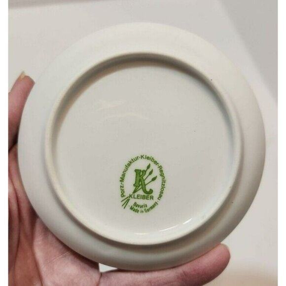 Vtg Kleiber Made in Germany GruBe Aus Heidelberg Miniature Collector Plate 3.75" - Picture 7 of 9